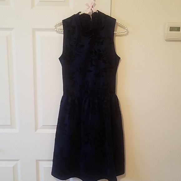 💙Navy blue sleeveless dress size L - Picture 1 of 6